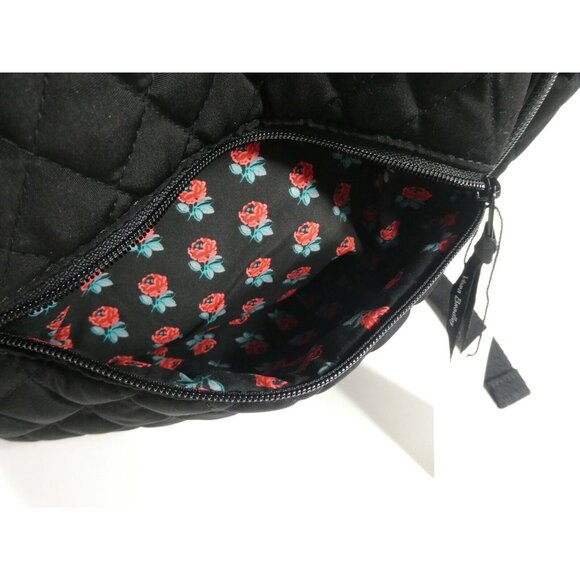 Vera Bradley Classic Black Essential Compact Backpack NWT - Picture 6 of 7